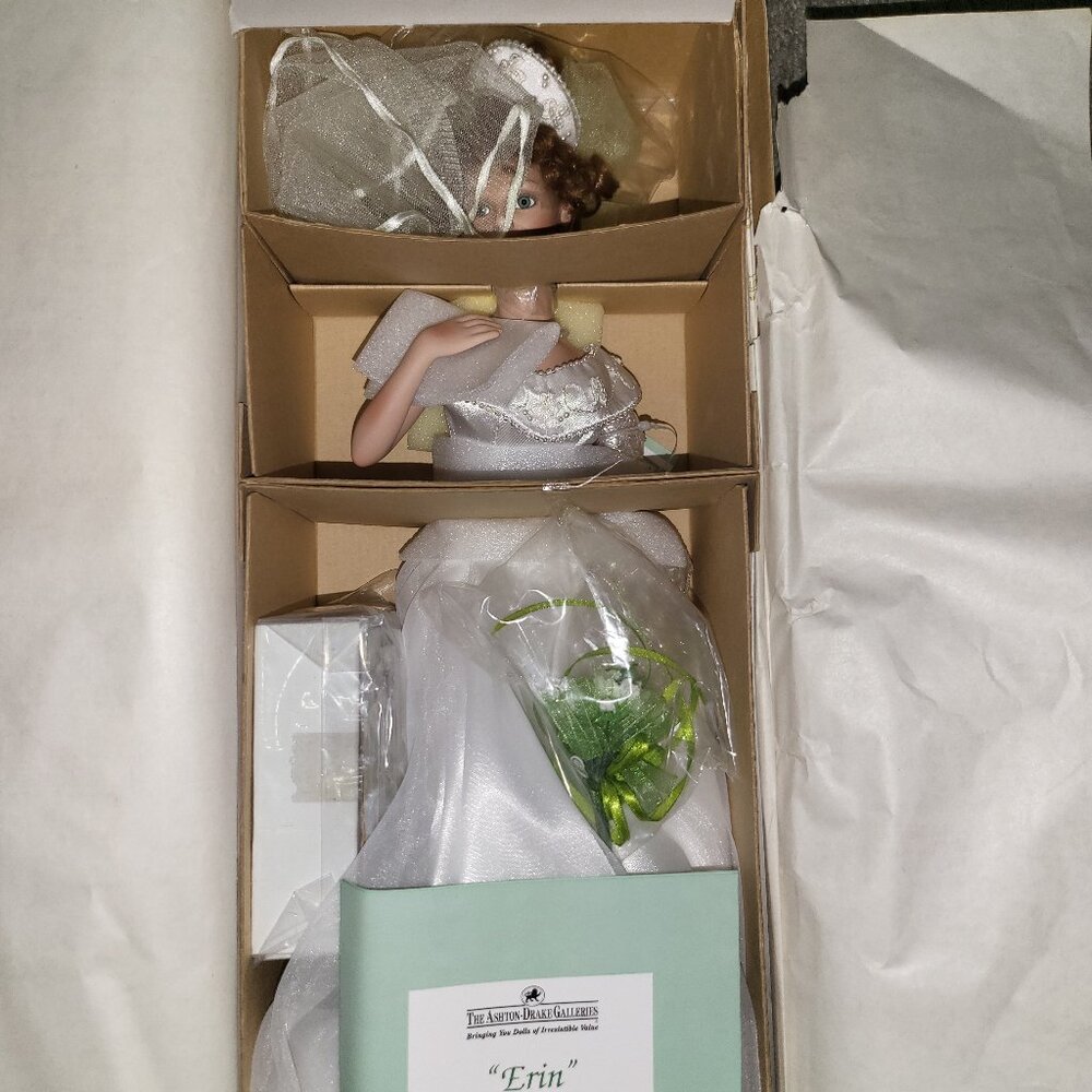 Ashton-Drake Galleries "Erin" Bride doll
